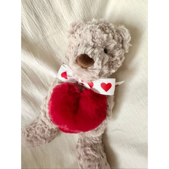 Snug Valentines - Teddy Bear with red bow - NWOTs - Picture 2 of 6